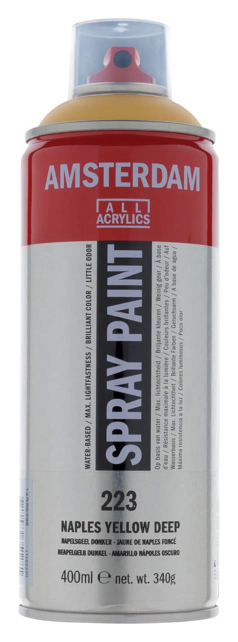 Amsterdam Sprühfarbe 400 ml Neapelgelb Dunkel 223 - Kidis Art