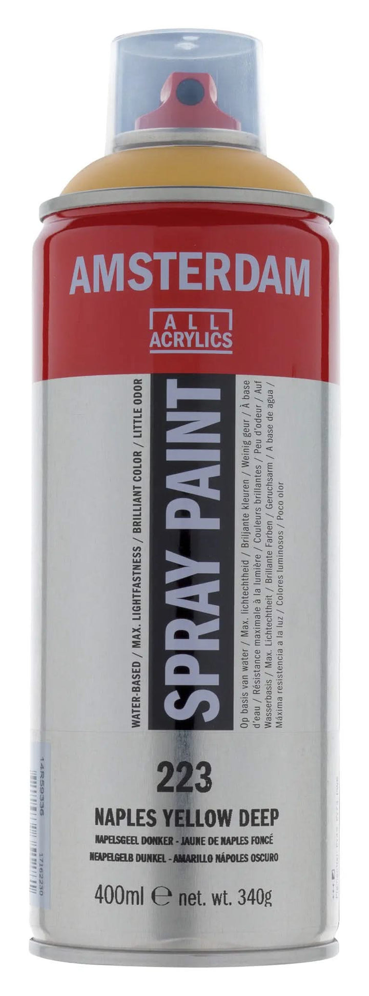 Amsterdam Sprühfarbe 400 ml Neapelgelb Dunkel 223 - Kidis Art