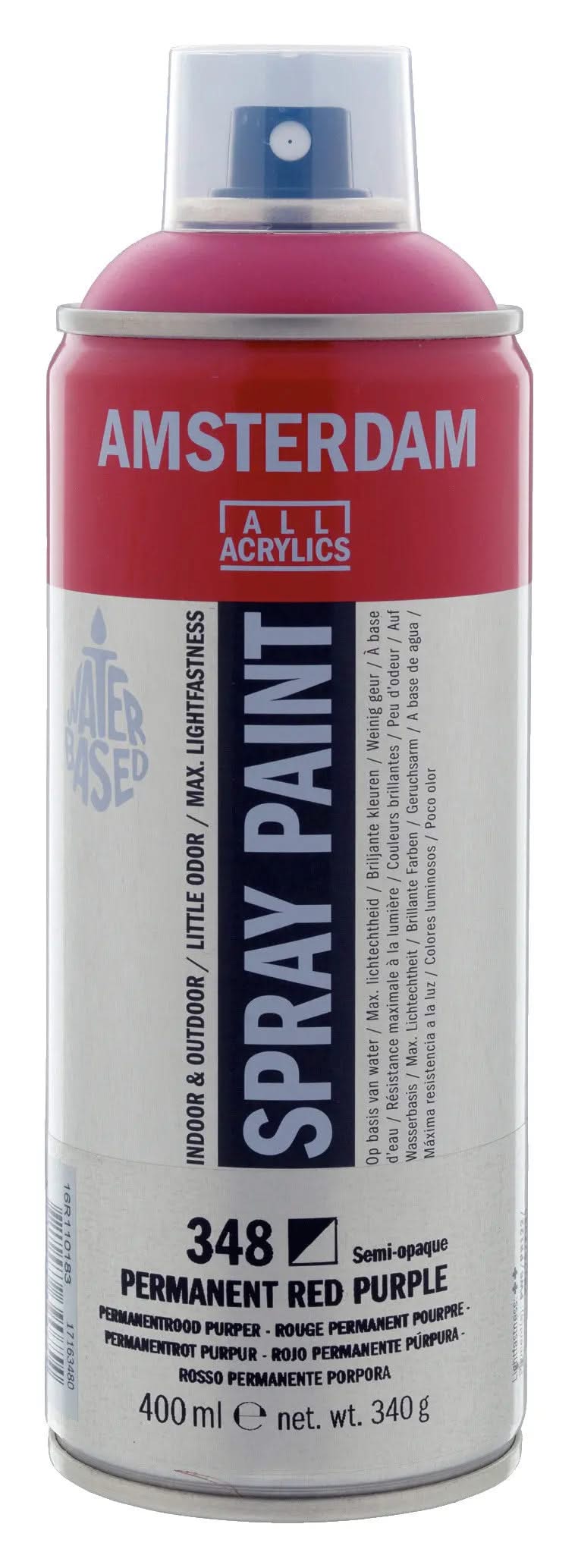 Amsterdam Sprühfarbe 400 ml Permanentrot Purpur 348 - Kidis Art