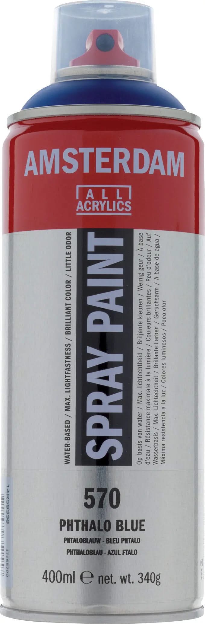 Amsterdam Sprühfarbe 400 ml Phthaloblau 570 - Kidis Art