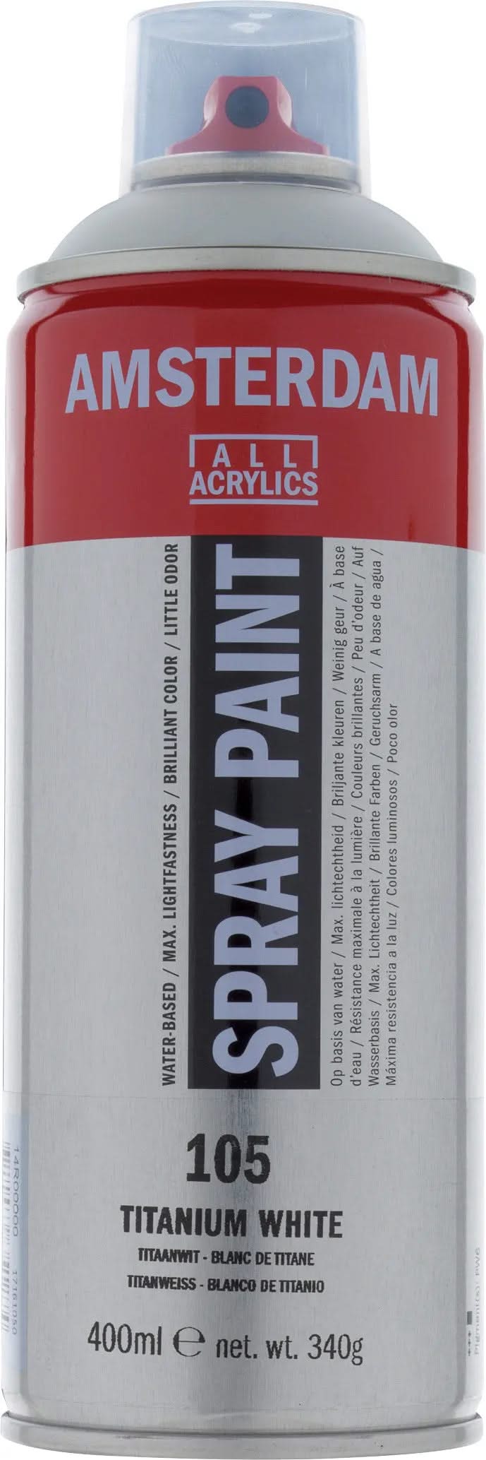Amsterdam Sprühfarbe 400 ml Titanweiß 105 - Kidis Art