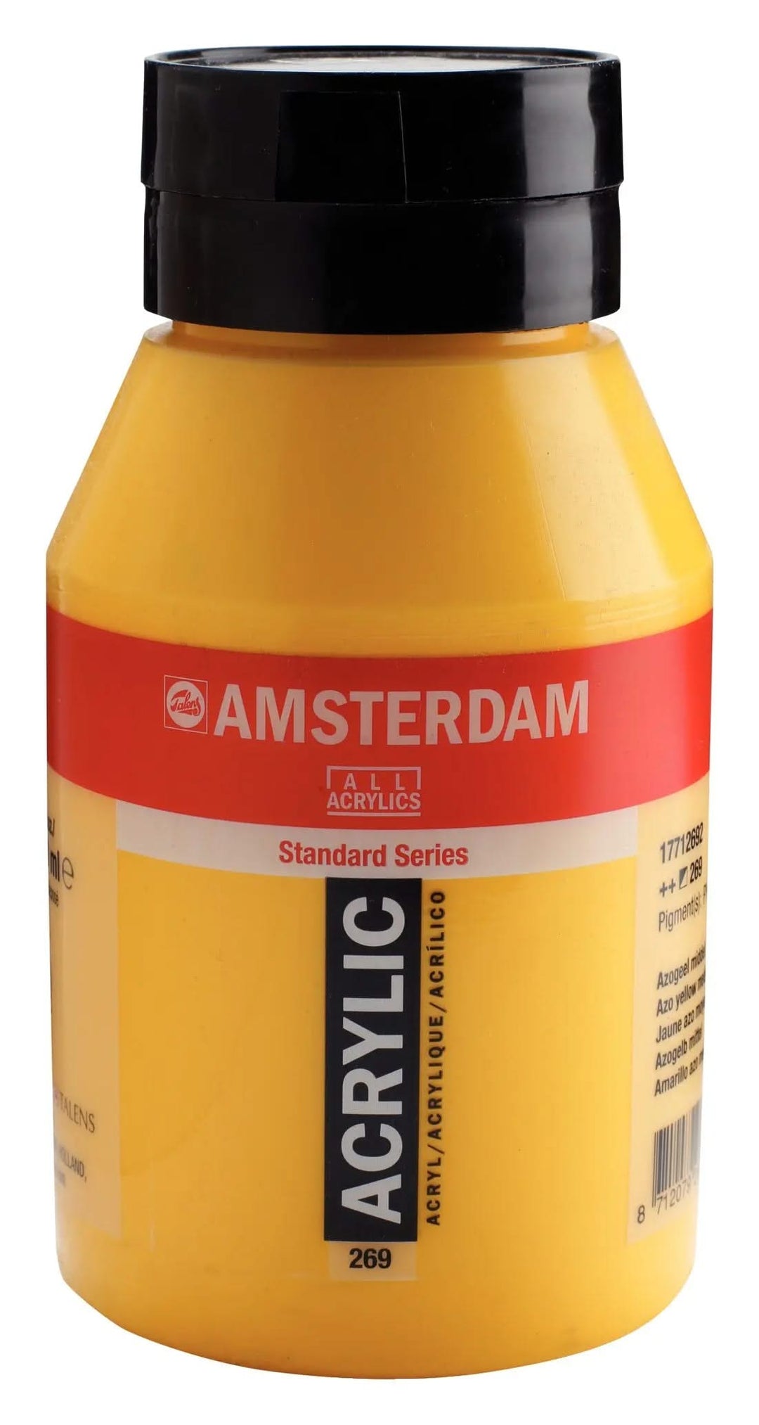 Amsterdam Standard Series Acrylfarbe Flasche 1000 ml Azogelb Mittel 269 - Kidis Art