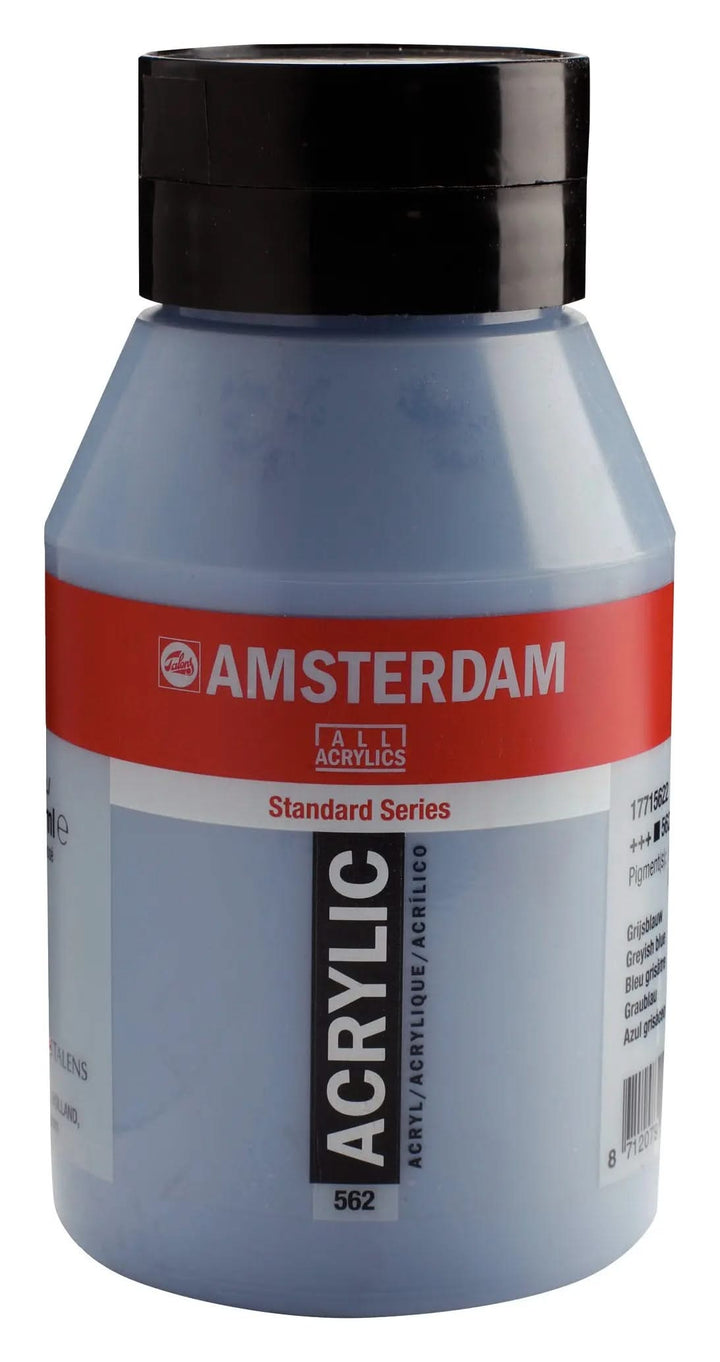 Amsterdam Standard Series Acrylfarbe Flasche 1000 ml Graublau 562 - Kidis Art