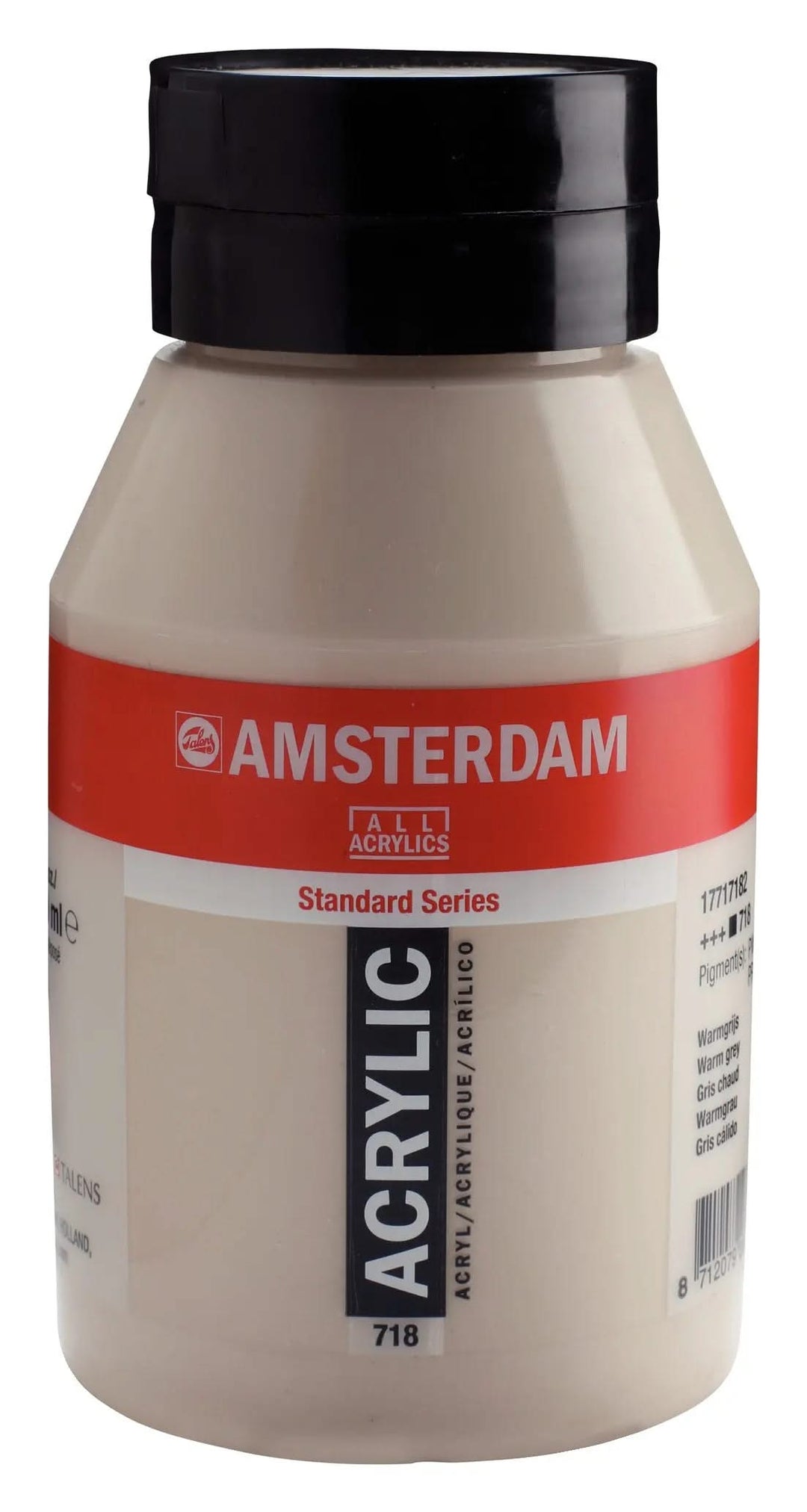 Amsterdam Standard Series Acrylfarbe Flasche 1000 ml Warmgrau 718 - Kidis Art