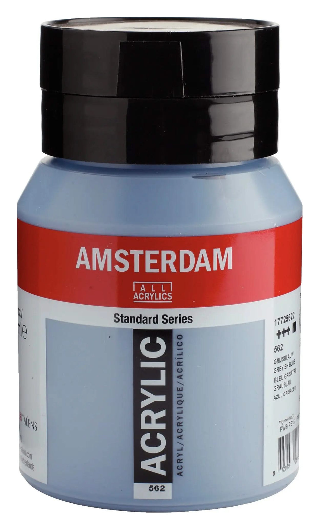 Amsterdam Standard Series Acrylfarbe Flasche 500 ml Graublau 562 - Kidis Art