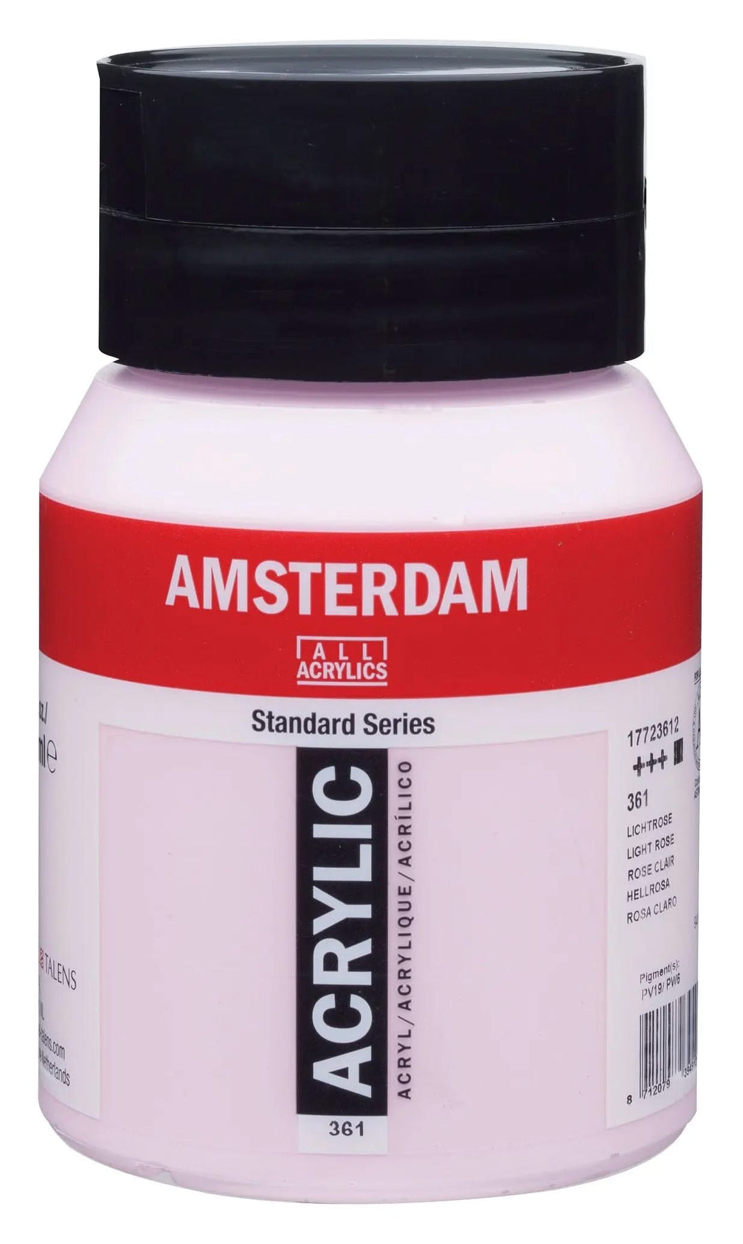Amsterdam Standard Series Acrylfarbe Flasche 500 ml Hellrosa 361 - Kidis Art