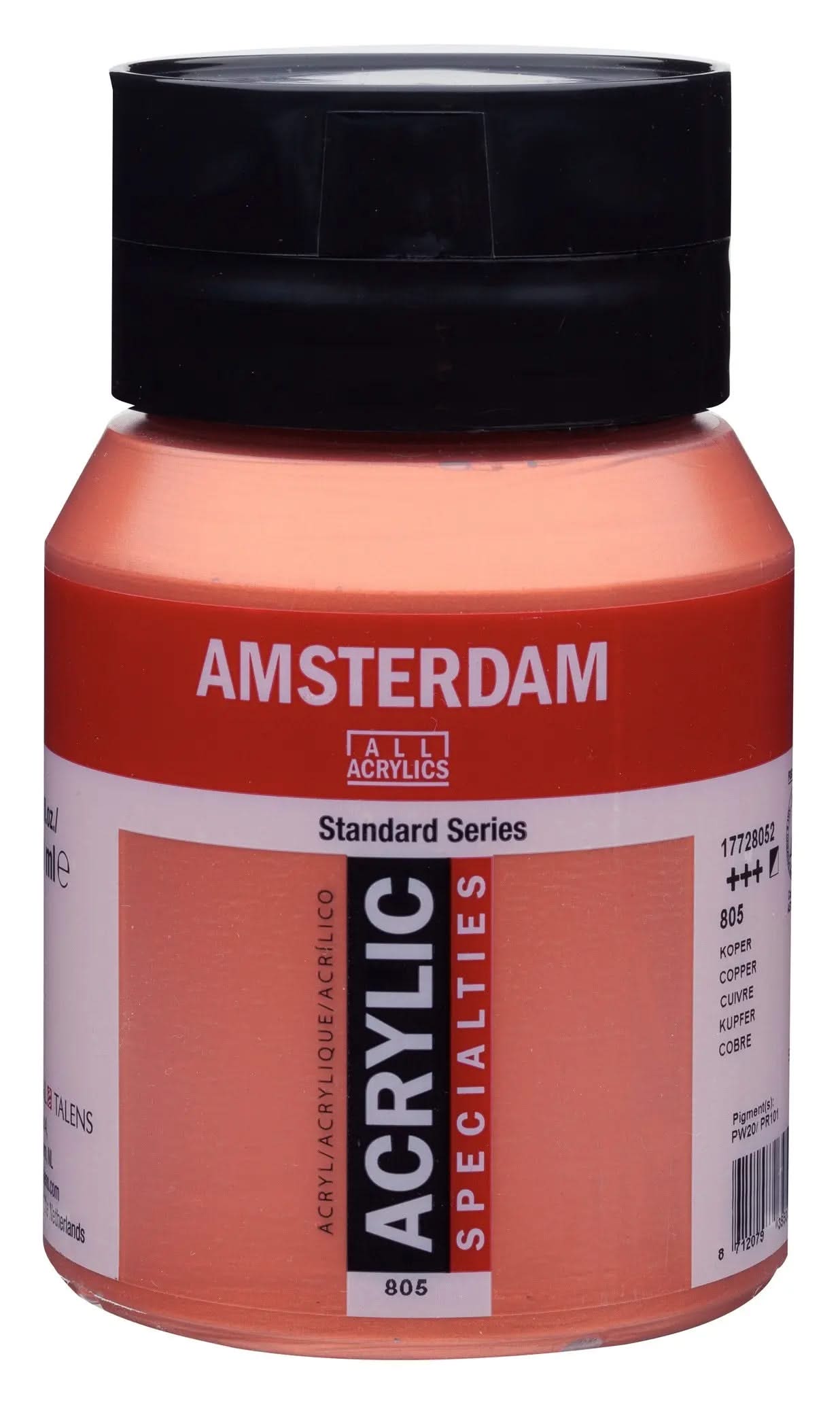 Amsterdam Standard Series Acrylfarbe Flasche 500 ml Kupfer 805 - Kidis Art