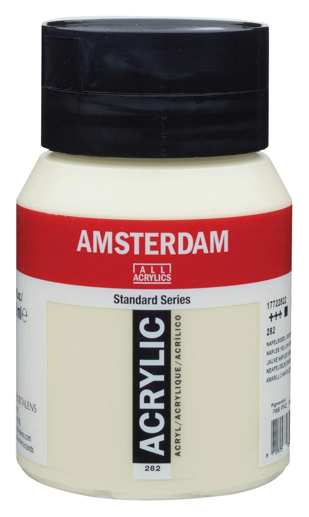 Amsterdam Standard Series Acrylfarbe Flasche 500 ml Neapelgelb Grün 282 - Kidis Art