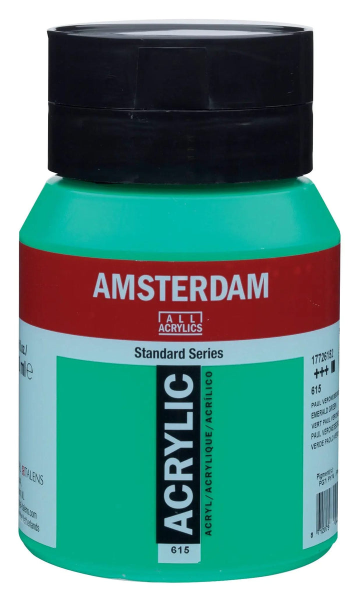 Amsterdam Standard Series Acrylfarbe Flasche 500 ml Paul Veronesegrün 615 - Kidis Art