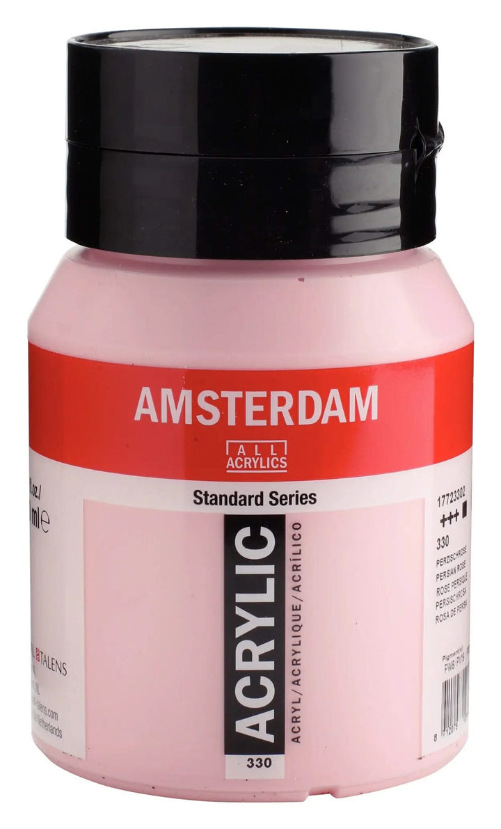 Amsterdam Standard Series Acrylfarbe Flasche 500 ml Persischrosa 330 - Kidis Art