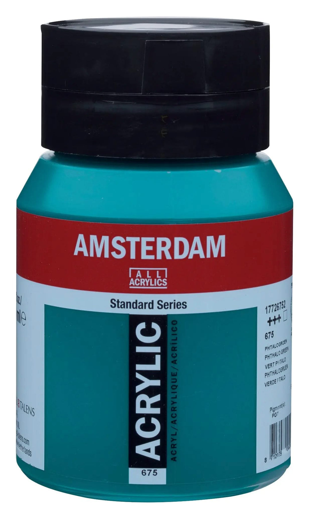 Amsterdam Standard Series Acrylfarbe Flasche 500 ml Phthalogrün 675 - Kidis Art
