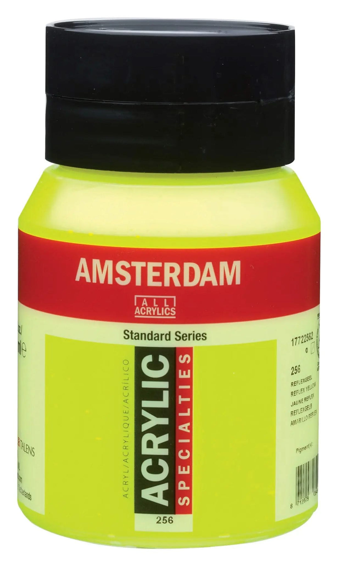 Amsterdam Standard Series Acrylfarbe Flasche 500 ml Reflexgelb 256 - Kidis Art