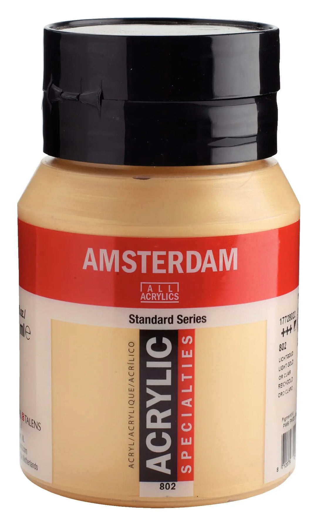 Amsterdam Standard Series Acrylfarbe Flasche 500 ml Reichgold 802 - Kidis Art
