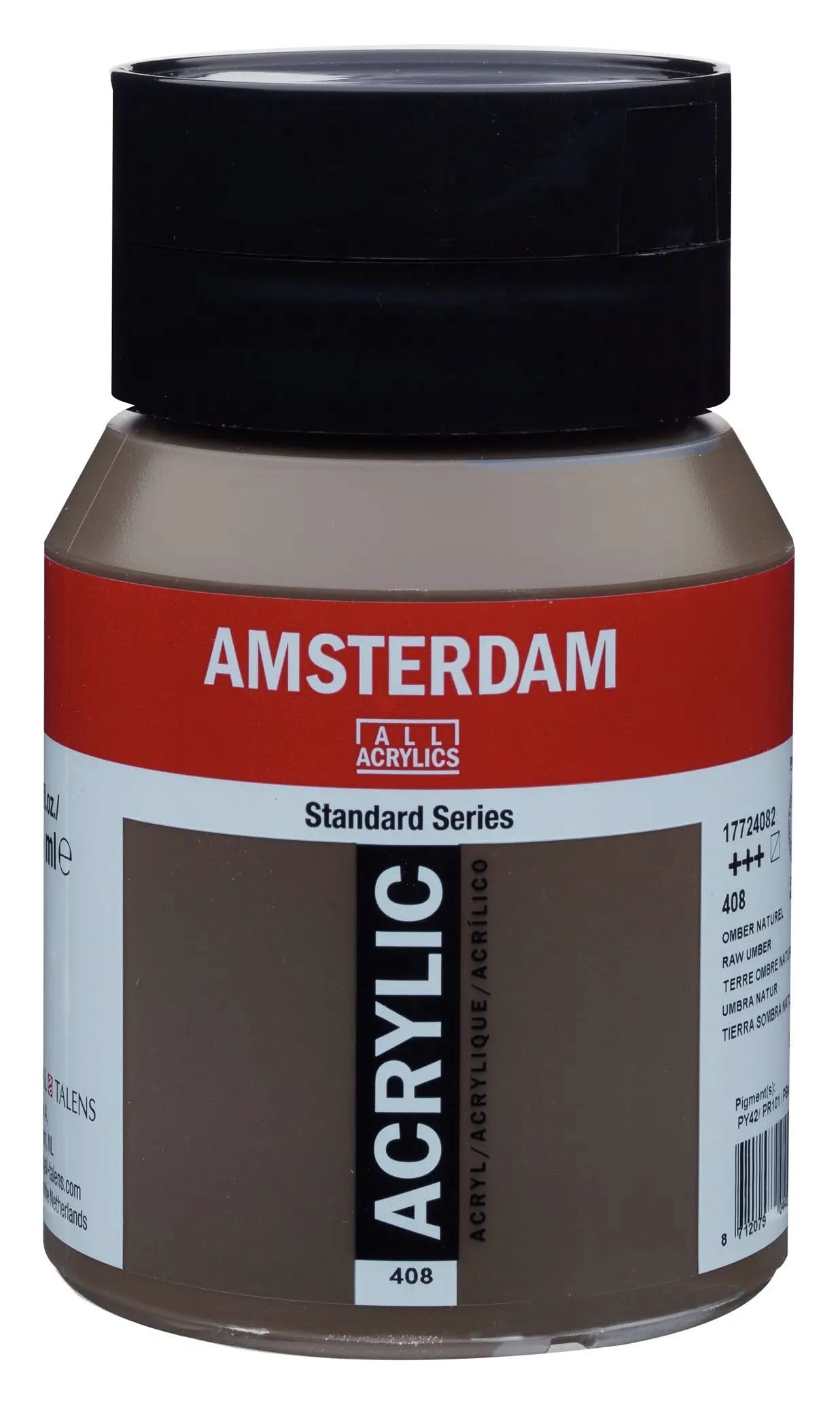 Amsterdam Standard Series Acrylfarbe Flasche 500 ml Umbra Natur 408 - Kidis Art