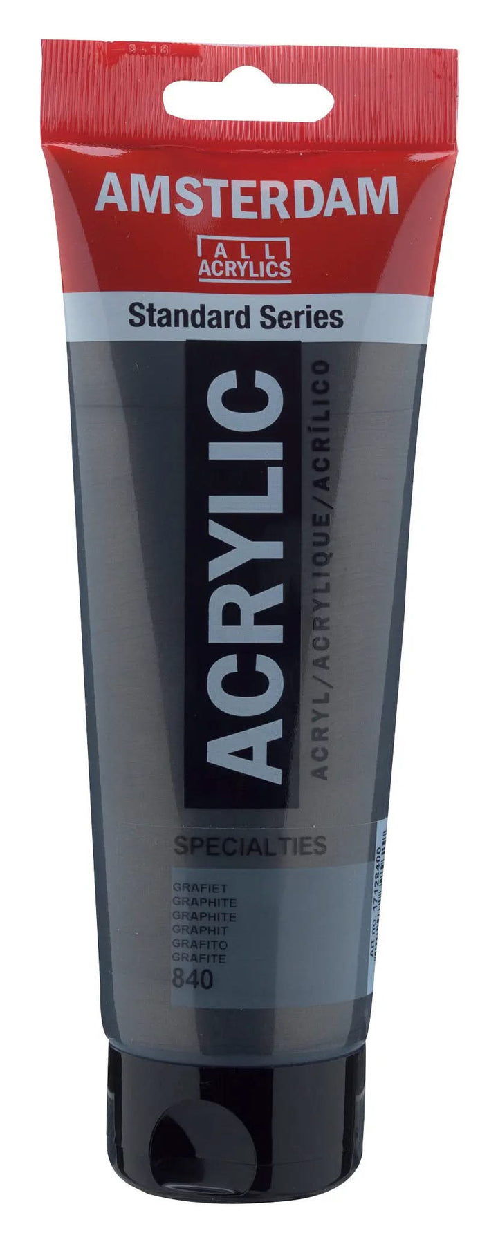 Amsterdam Standard Series Acrylfarbe Tube 250 ml Graphite 840 - Kidis Art