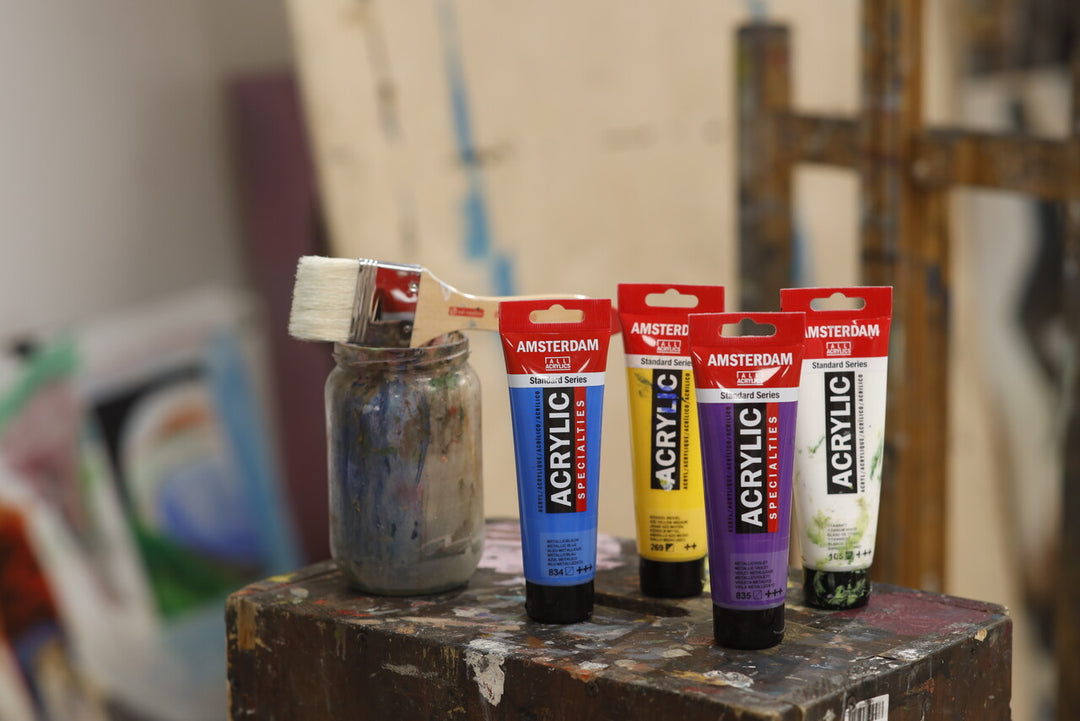 Amsterdam Standard Series Acrylfarbe Tube 120 ml Reflexorange 257 Sale - Kidis Art