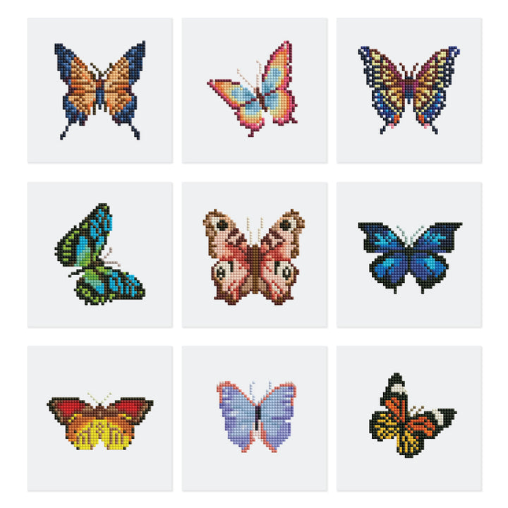 Mini-Serie Diamond Painting – Schmetterlinge - Kidis Art