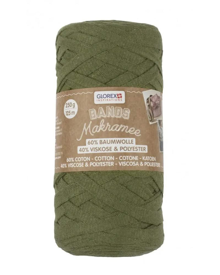 Bands Makramee 250g oliv - Kidis Art
