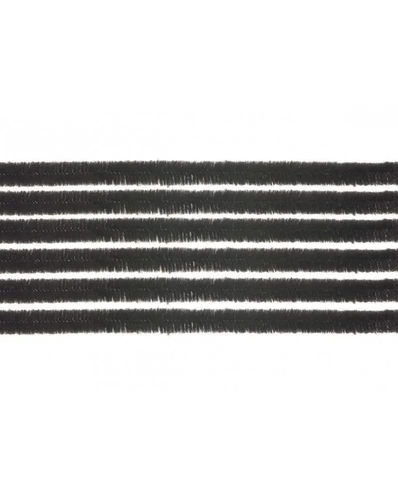 Biegeplüsch schwarz 10St 50cm - Kidis Art