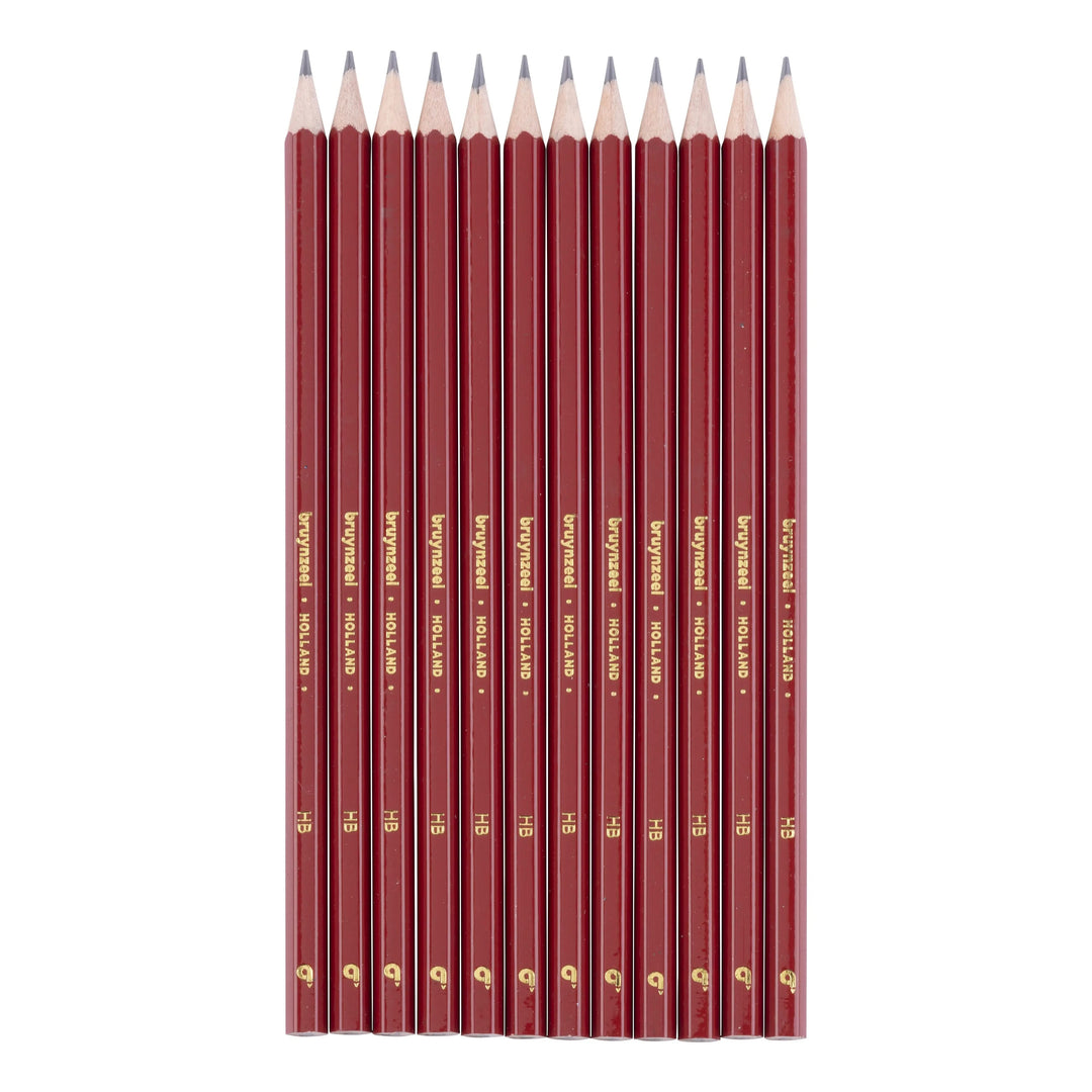 Bruynzeel Basic HB-Grafitbleistifte 12er Set - Kidis Art