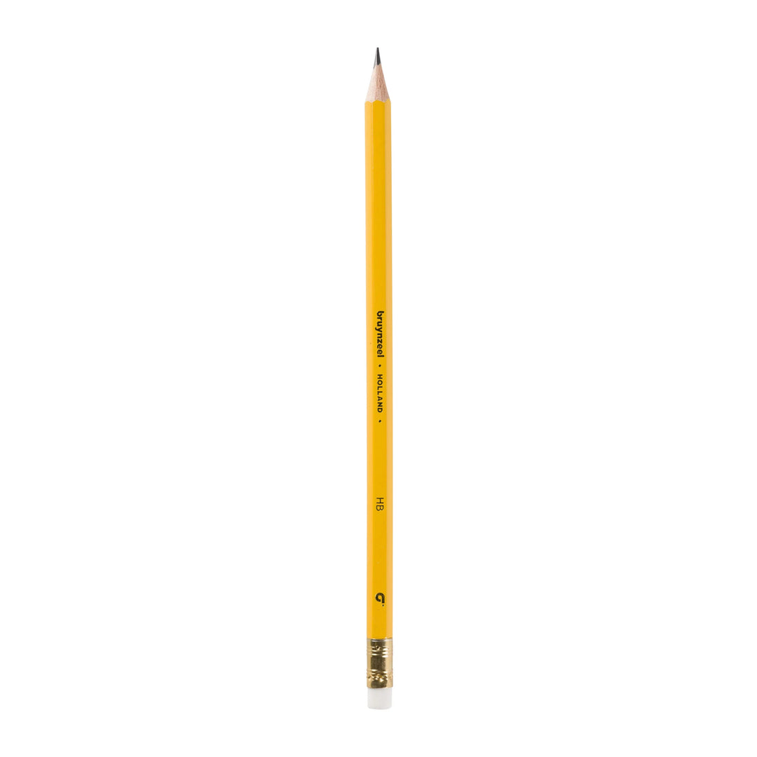 Bruynzeel HB-Grafitbleistifte + Gummi 12 er Set - Kidis Art