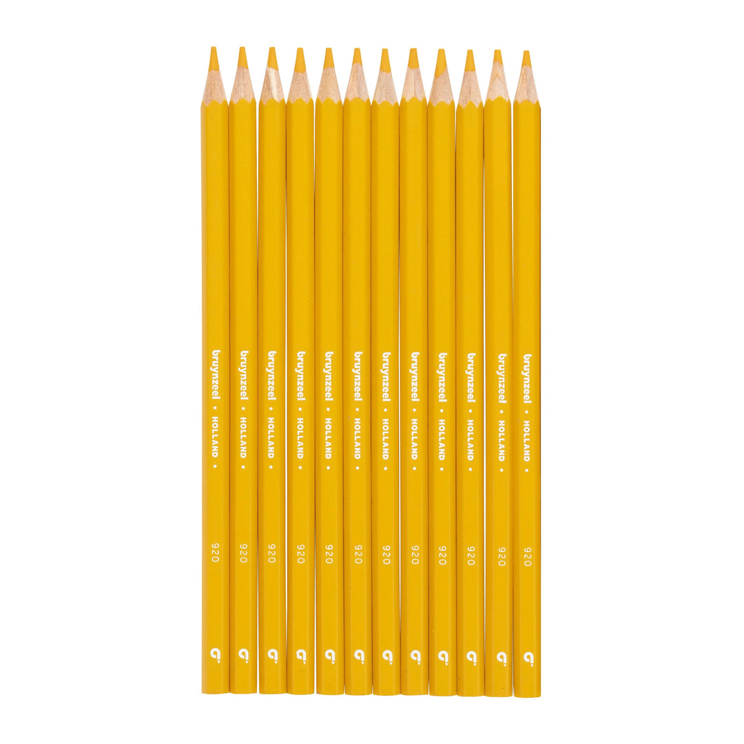 Bruynzeel Super Farbstifte in Gelb 12er Set - Kidis Art
