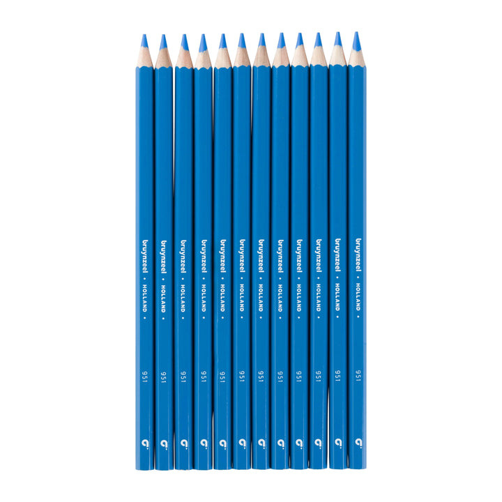 Bruynzeel Super Farbstifte in Hellblau 12er Set - Kidis Art