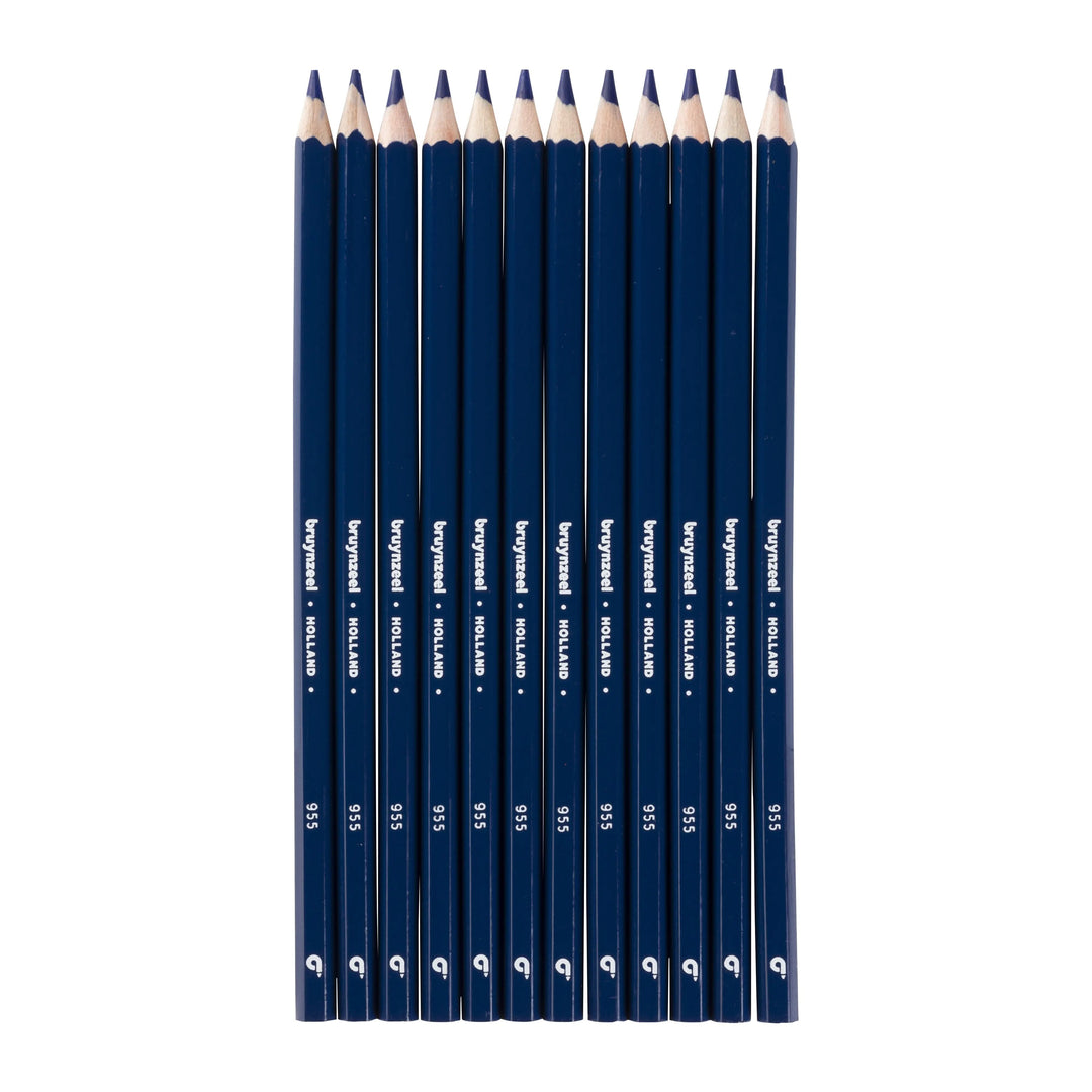 Bruynzeel Super Farbstifte in Kobaltblau 12er Set - Kidis Art