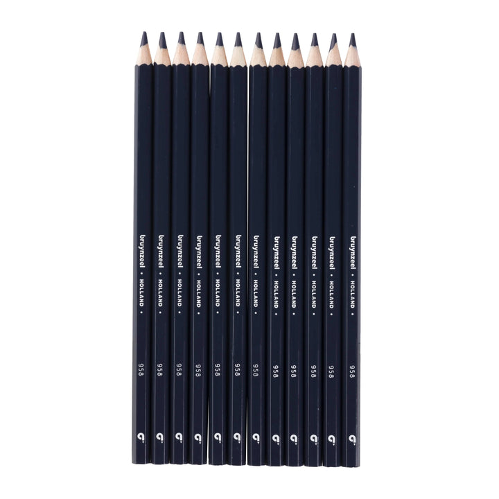 Bruynzeel Super Farbstifte in Preussischblau 12er Set - Kidis Art