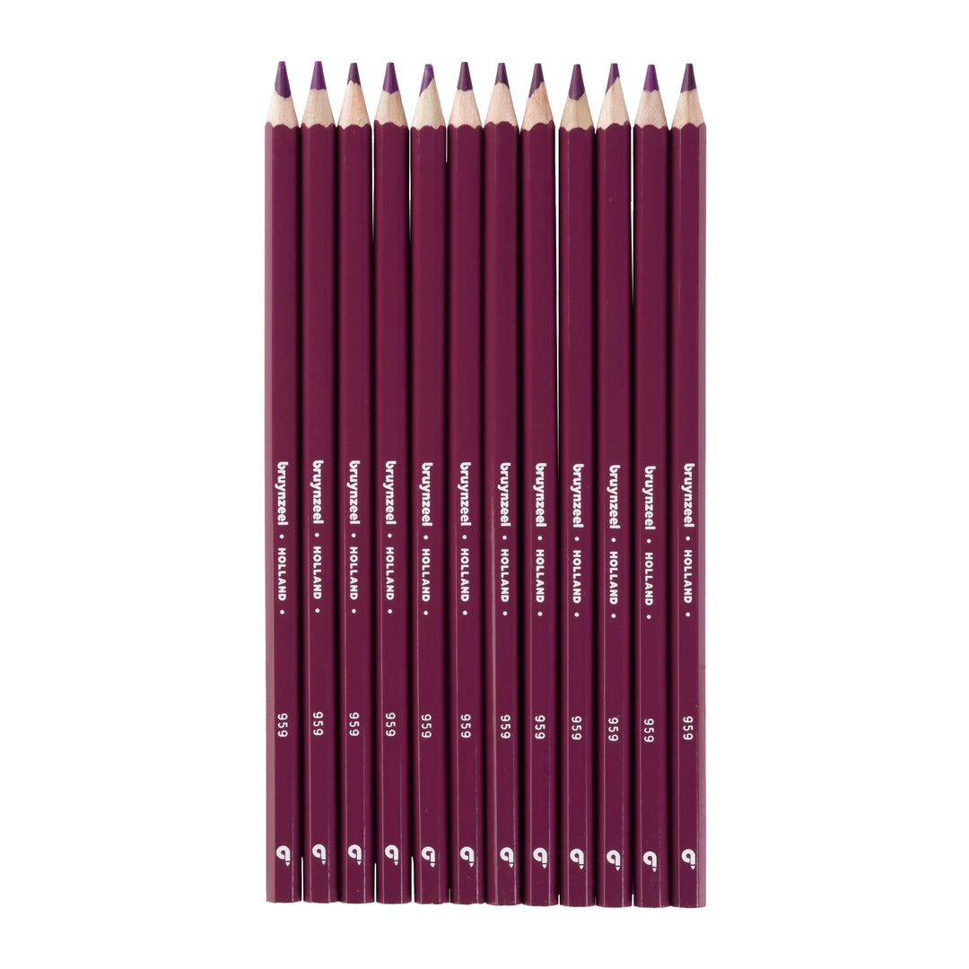Bruynzeel Super Farbstifte in Rotviolett 12er Set - Kidis Art