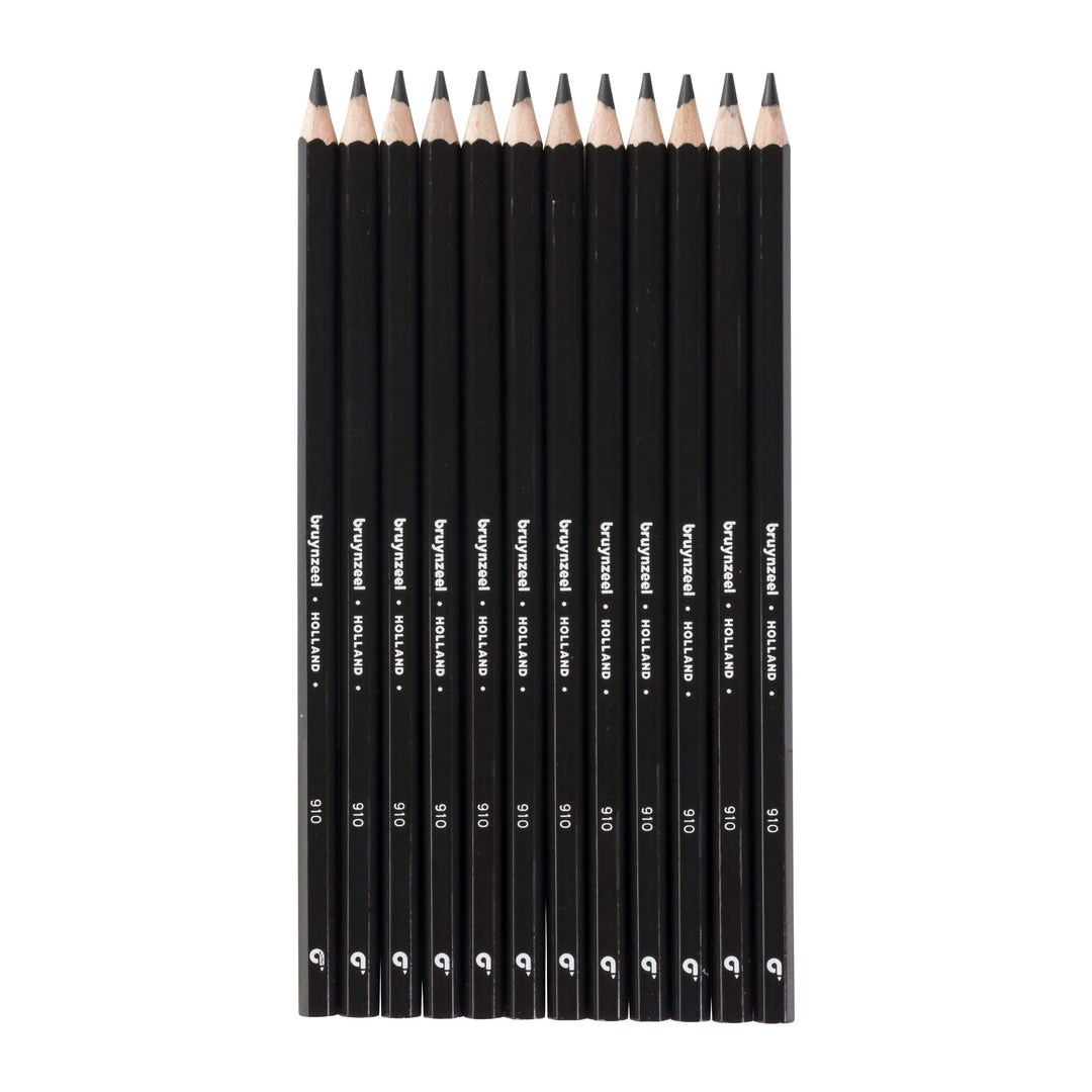 Bruynzeel Super Farbstifte in Schwarz 12er Set - Kidis Art