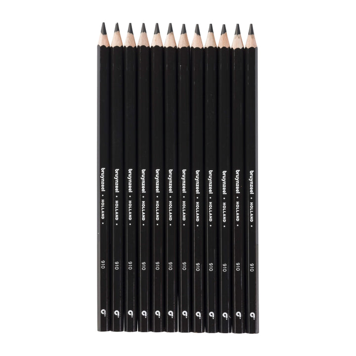 Bruynzeel Super Farbstifte in Schwarz 12er Set - Kidis Art