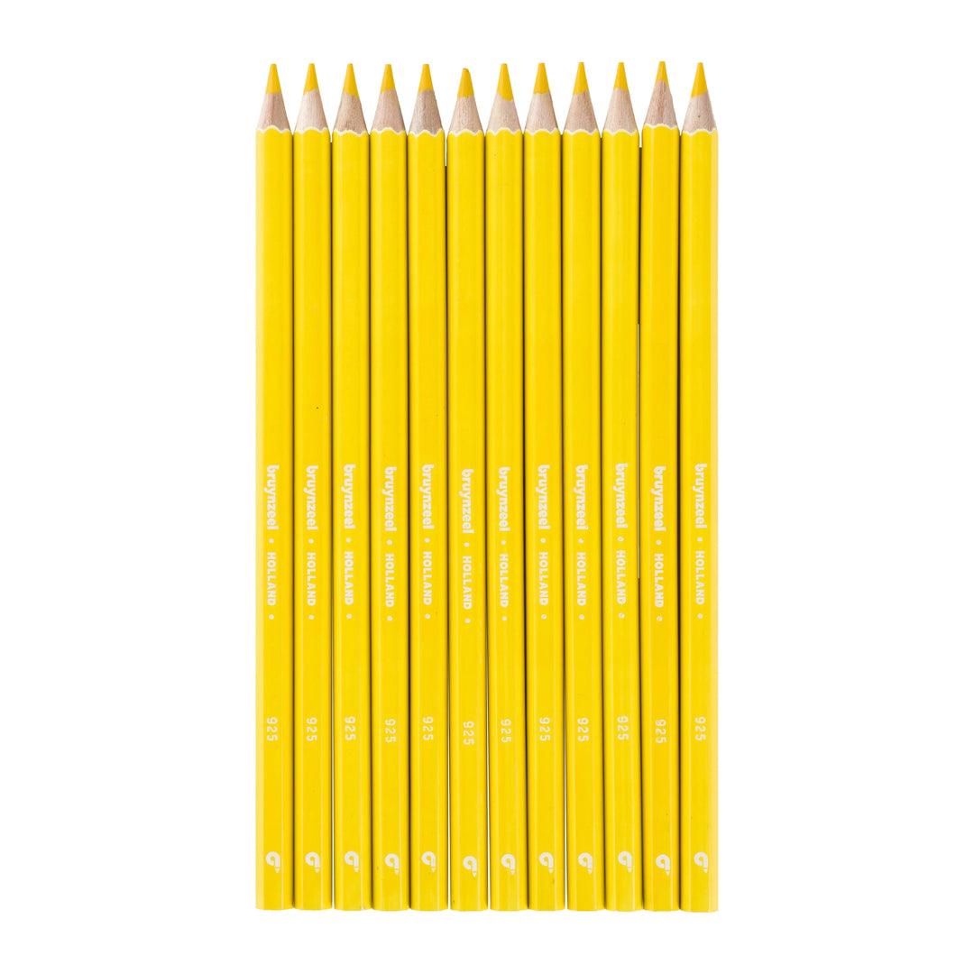 Bruynzeel Super Farbstifte in Zitronengelb 12er Set - Kidis Art