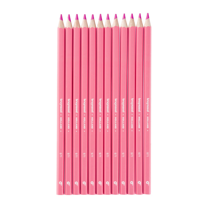 Bruynzeel Super Farbstifte in Zuckerstangenrosa 12er Set - Kidis Art