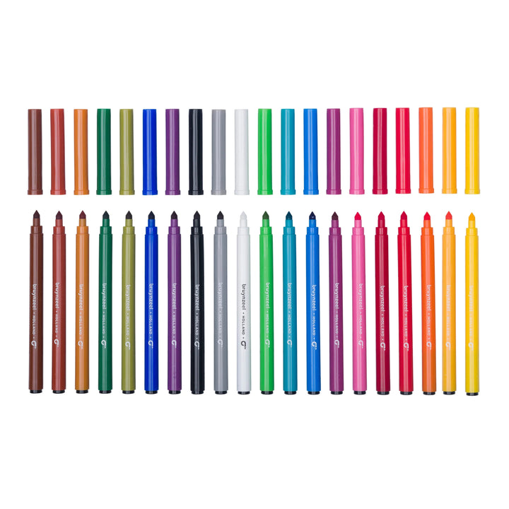 Bruynzeel Super Point-Fasermaler Set | 20 Farben - Kidis Art