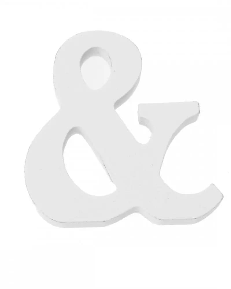 Buchstabe &amp; 5,5x0,9cm 1Stk. MDF - Kidis Art