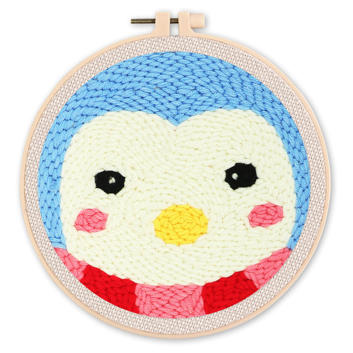 Punch Needle 20x20 Pinguin - Kidis Art