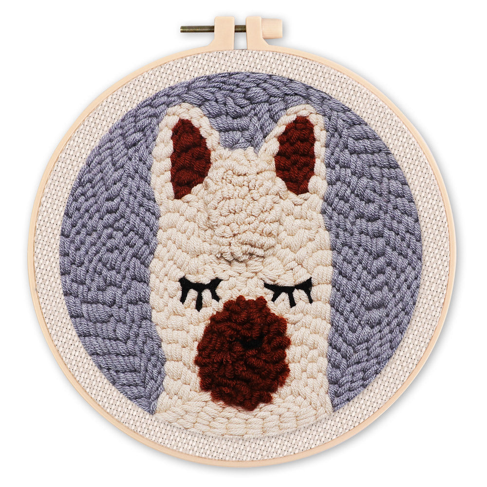 Punch Needle 20x20 Kleines Lama - Kidis Art