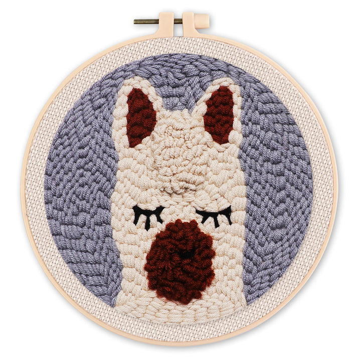 Punch Needle 20x20 Kleines Lama - Kidis Art