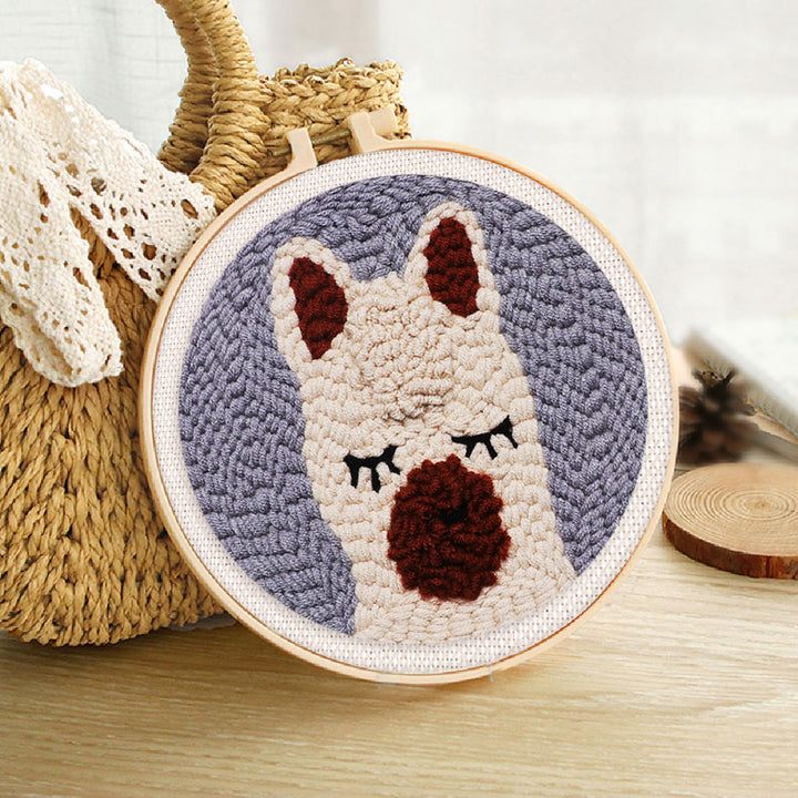 Punch Needle 20x20 Kleines Lama - Kidis Art