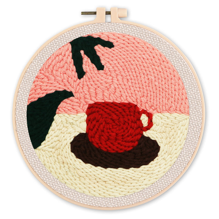 Punch Needle 20x20 Heisse Schokolade - Kidis Art