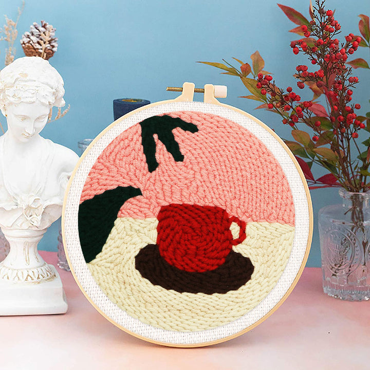 Punch Needle 20x20 Heisse Schokolade - Kidis Art