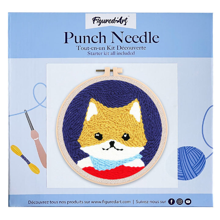 Punch Needle 20x20 Kleiner Fuchs - Kidis Art