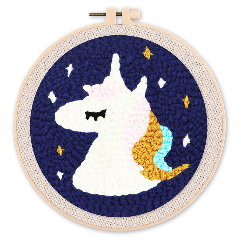 Punch Needle 20x20 Einhorn - Kidis Art