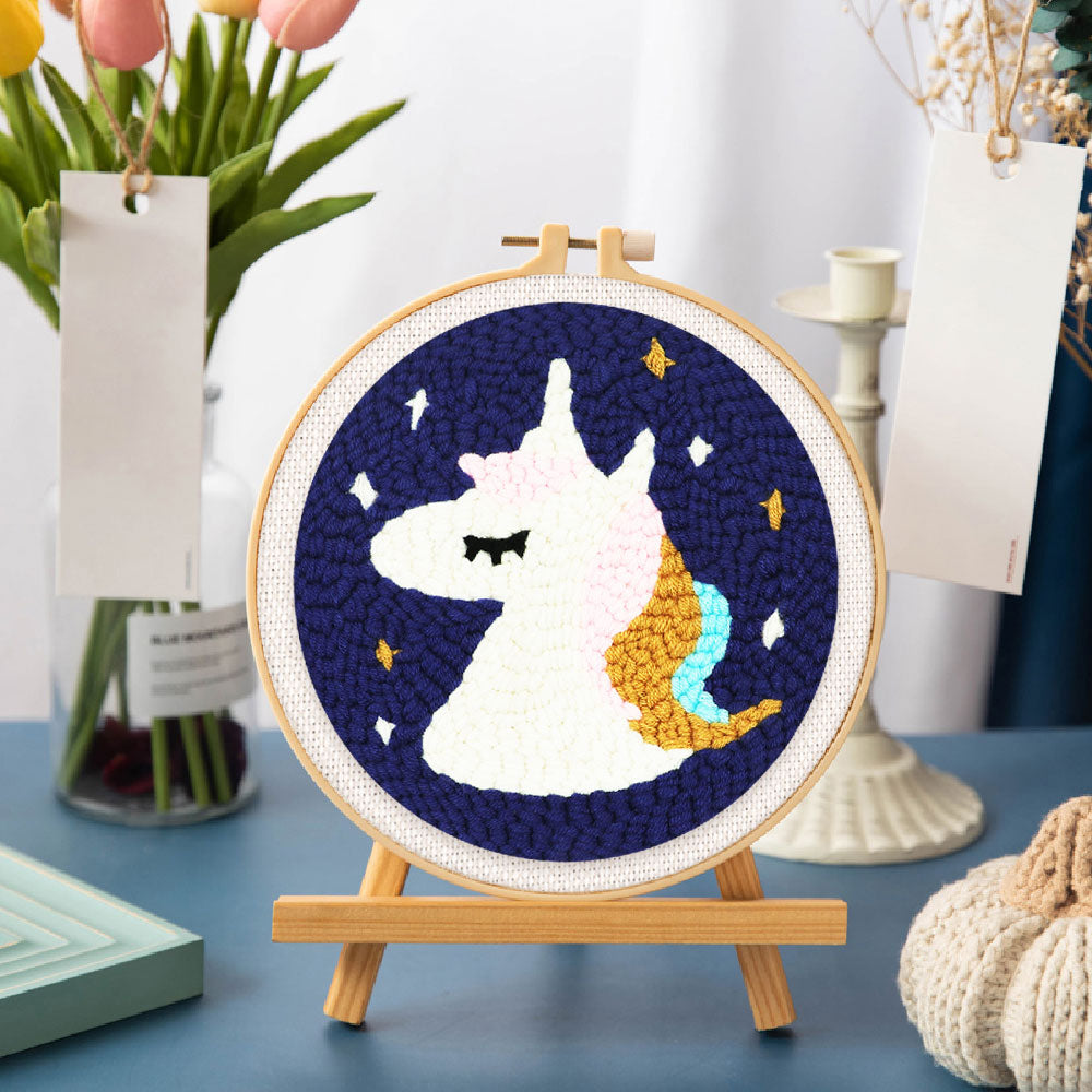 Punch Needle 20x20 Einhorn - Kidis Art