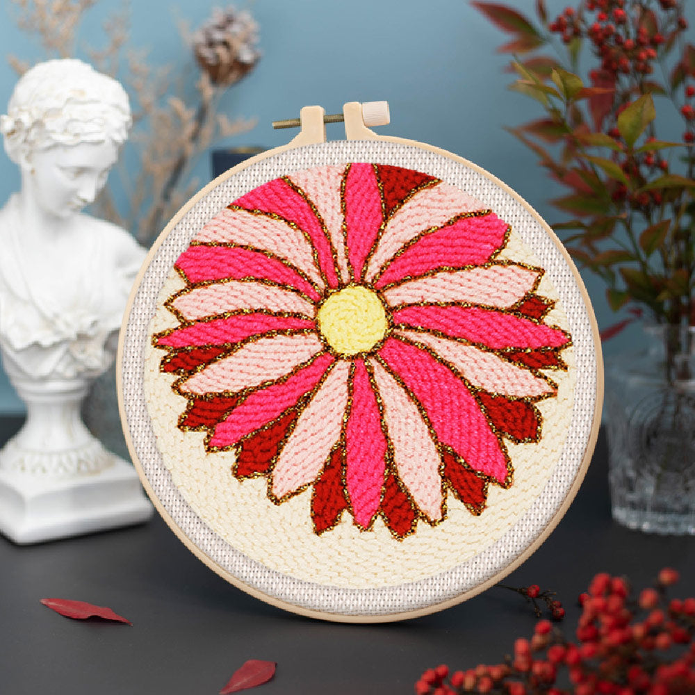 Punch Needle 20x20 Gänseblümchen - Kidis Art