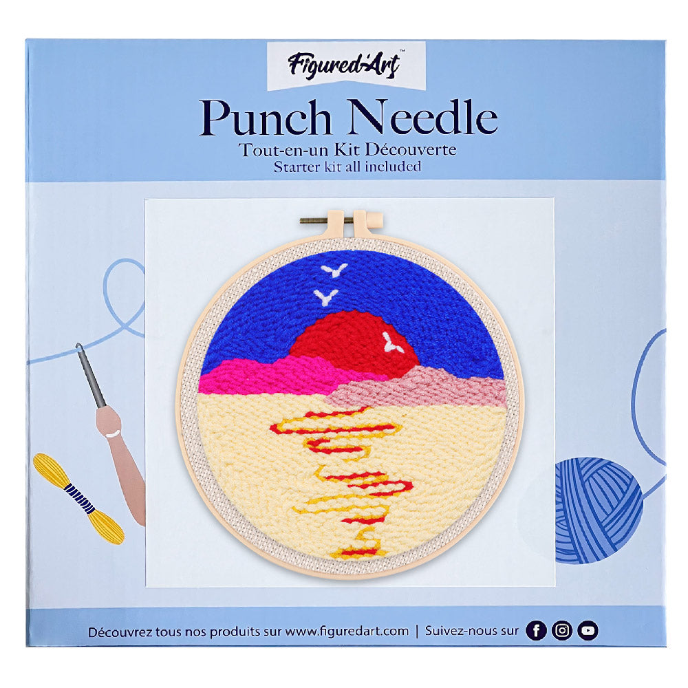 Punch Needle 20x20 Wüstensonne - Kidis Art