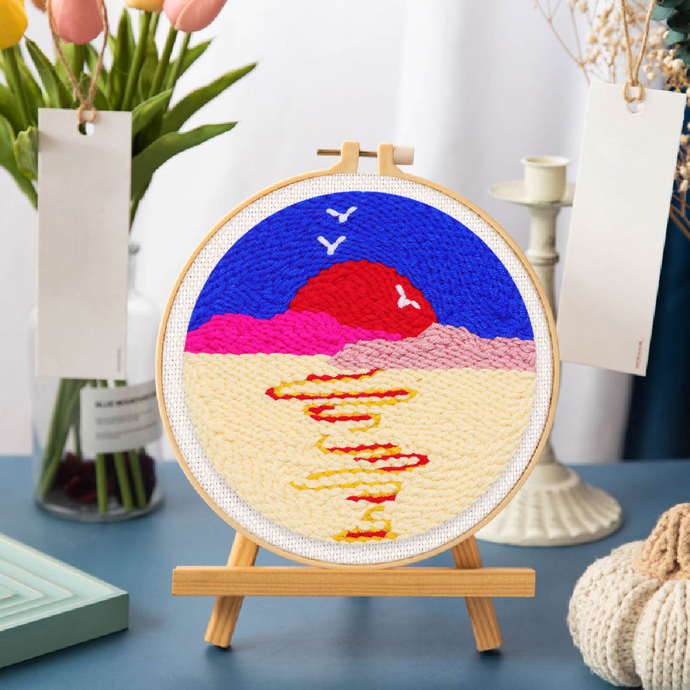 Punch Needle 20x20 Wüstensonne - Kidis Art