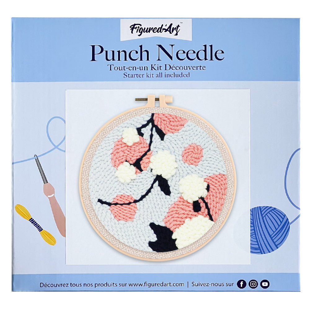 Punch Needle 20x20 Mistelzweig - Kidis Art