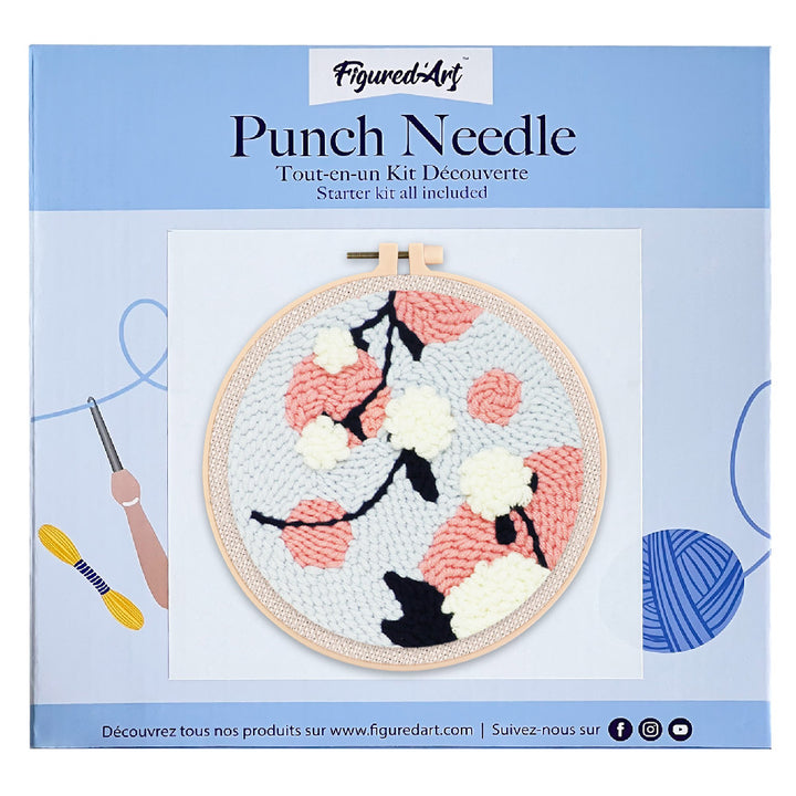 Punch Needle 20x20 Mistelzweig - Kidis Art